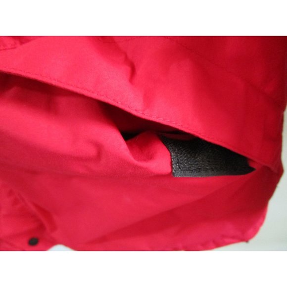 REI Gore Tex Anorak Wind Breaker Mens XL Hood Armpit Vents Red Black GUC - Picture 7 of 16